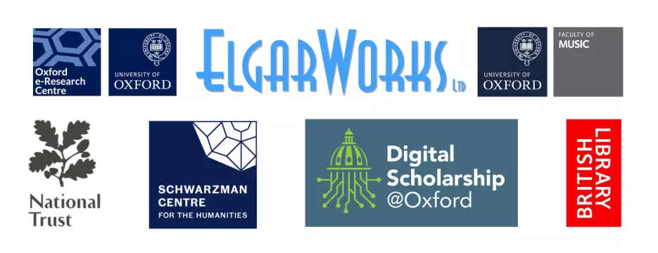 Elgar's Themes logos of project partners